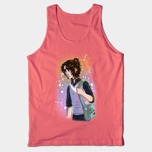 Dimitri - OC, from my WEBTOON “My Wolfsbane” Tank Top by KawaiiNekoCreates